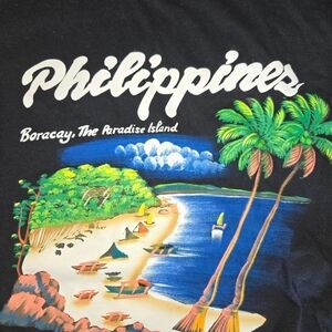 Black Philippines 🇵🇭 Souvenir T-Shirt – Size Large